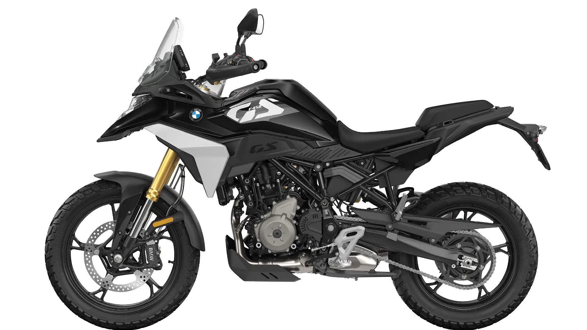 BMW F 450 GS stance